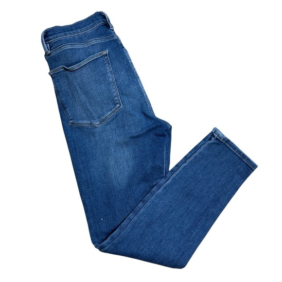Frame Medium Wash Le High Skinny Crop Denim Jeans Womens 30 - Picture 4 of 7